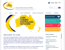 Tablet Screenshot of clan.org.au